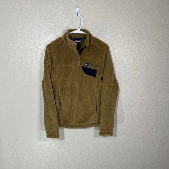 Pullover polar Patagonia para mujer Re-Tool Snap T tostado pequeño Polartec Foto 1 de 4