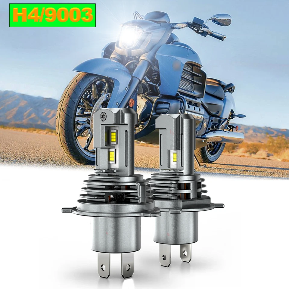 Bombilla de faro LED H4 6000K blanca 2 piezas para Honda Grom 125, Valkyrie 1800 2014-2015 Foto 1 de 4