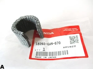 1x Guarnizione Scarico Scudo Termico - Silenziatore Packing Protector Honda Dax CT 70 - Foto 1 di 3