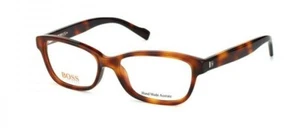 Hugo Boss orange BO 0139 05L Schildkröte Kunststoff Brillengestell 52-15-140 Katzenauge - Bild 1 von 4