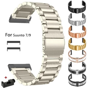Stainless Steel Watch Band Strap For Suunto 7/9/9 Baro//D5 Replacement Bracelet - Picture 1 of 27