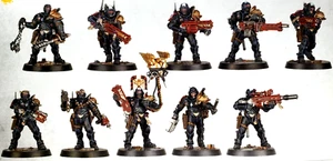 10 Adeptus Arbites Exaction Kill Team, NO Cyber-Mastiff Warhammer 40K Police - Picture 1 of 2