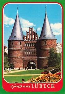Postal Museo Alemania Holstentor Lübeck - Imagen 1 de 2