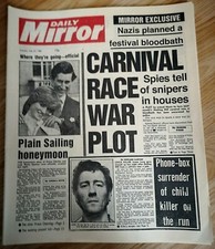 1981 Newspaper King Charles III Diana Botham Cricket Notting Hill Carnival Retro
