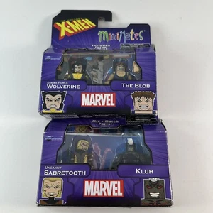 X-Men Minimates Wolverine Blob Sabretooth Kluh Embalaje Original - Imagen 1 de 5