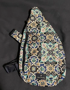 Vera Bradley Lisbon Medallion Cool Lighten Up Essential Sling Backpack - NWT - Picture 1 of 2
