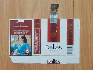 opened empty cigarette soft pack--84 mm-Brazil-Dallas - Picture 1 of 1