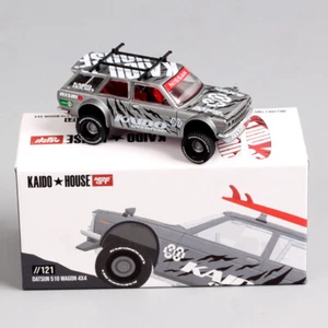 MiniGT 1/64 Scale Nissan Datsun 510 Wagon Offroad V1 Truck Car Model Toy Kaido - Picture 1 of 12