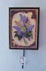 Coat Rack Wall Hook Old Fashioned Lilac Flowers With Acrylic Knob