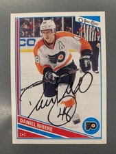 DANIEL DANNY BRIERE PHILADELPHIA FLYERS Autographed 2013-14 O-PEE-CHEE CARD #9