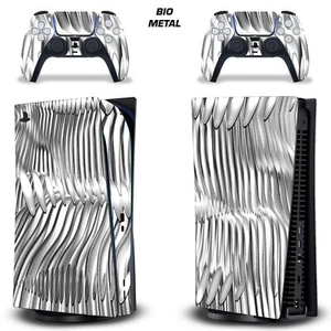 Skin Decal For PS5 Playstation 5 DIGITAL Console + Controller Stickers BIO SIL - Picture 1 of 3