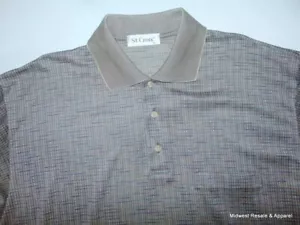 St. Croix Mens Multi Color Short Sleeve Polo Shirt Size XL Made in Italy - Picture 1 of 5