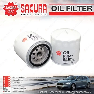 Sakura Oil Filter for Volvo 240 260 740 760 850 S40 S80 V70 C70 S40 S70 S80 - image 1 of 2