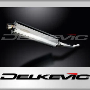 Suzuki GSF1200 Bandit 1995-2005 Slip On 18" Oval Stainless Exhaust Muffler Kit - Picture 1 of 5