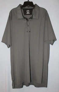 Oakley Polo Shirt Large Men’s Gray Polo Shirt - XXL 2XL - New without Tags - Picture 1 of 5