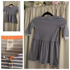 Oshkosh B'gosh Girl's Dress 3/4 Sleeve Size 5 - Picture 1 of 1