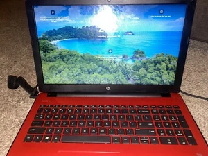 HP 15-fd0083wm (128GB SSD, Intel Pentium N-Series, 1.80 GHz, 4GB) Laptop - Red - - Picture 1 of 2