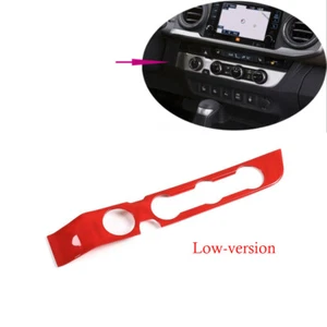 Red ABS Air Condition Adjust Switch Button Trim For T@yota T@coma 2016-2020 Low - Foto 1 di 7
