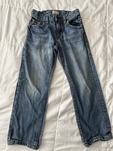 Boys Gap Jeans Blue Sz 7 Slim Straight - Picture 1 of 5