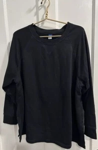 Old Navy Maternity Women’s XL Black Crew Neck Sweatshirt RN 54023 - Picture 1 of 3