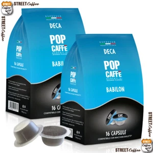 16 Cialde Capsule Caffè Pop Babilon Miscela Deca Dek Compatibile Bialetti - Foto 1 di 2