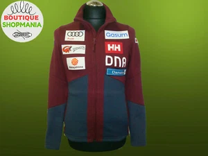 HELLY HANSEN FINLAND Women Knit Jacke ALPINE SKI TEAM Worn Skier Riikka HONKANEN - Picture 1 of 11