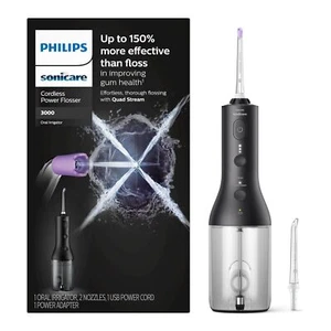 Philips Sonicare - Power Flosser 3000 Cordless - Black - Foto 1 di 3