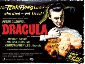 Dracula The Terrifying Lover large steel sign 400mm x 300mm (og) - Picture 1 of 1