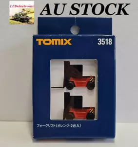 Tomix 3518 N Scale Forklift (Orange, 2pcs.), model train - Picture 1 of 5