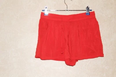 French Connection 全新女式 MARG LITTLE VENICE 红色短裤全新带标签 _ R9B1 — 第 1/4 张图片