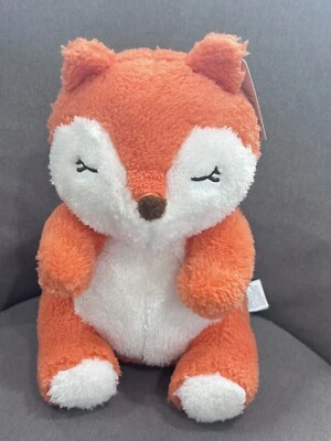 Miniso Official Sitting Animal Series Fox Soft Stuffed Cuddly Plush Toy 10.5” - Image 1 of 4