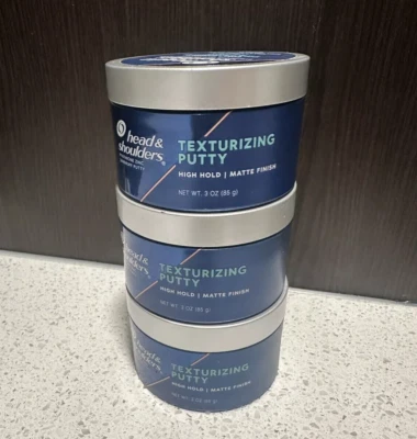 3X ~ Head and Shoulders Texturizing Putty Anti Dandruff Scalp Friendly High Hold - Image 1 of 4