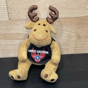 Peluche alce Harley Davidson 6,5” VHTF vintage 2005 senza etichetta RARO - Foto 1 di 10