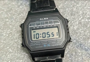 RAR Vintage Seiko Alba Y729-5000 Quartz Digitaluhr Japan, neue Batterie - Bild 1 von 8