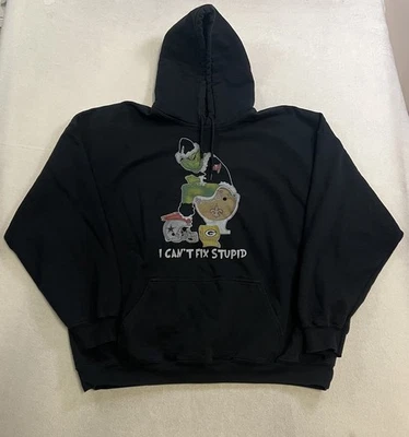 Tampa Bay Buccaneers Grinch Divertida Sudadera con Capucha Para Hombre Talla 3XL Negra Sudadera Pullover Foto 1 de 4