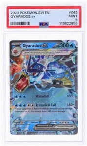 Pokémon Gyarados ex 045/198 SV01 2023: Scarlet & Violet Holo PSA 9 como nuevo - Imagen 1 de 2