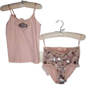 Tutu Du Monde Girls Tank Broadway Shorts Outfit 6-7 Sequins Fairy Party Swiftie - Picture 1 of 11
