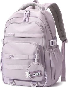 Zaino Scuola Media E Superiore Ragazza, Zaino Viaggio Donna Zainetto Casual Moda - Foto 1 di 12