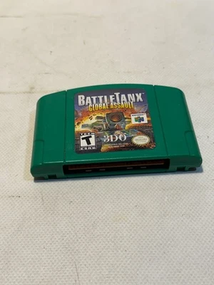 Solo cartucho de videojuego Nintendo 64 N64 Battle Tanx Global Assault Foto 1 de 3