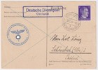 Deutsche Dienstpost Ostland Wesenberg (Rakvere Estland) - Schönebeck 1942