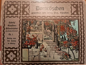 Scholz' Künstler Bilderbücher Serie A Nr. 1 Dornröschen Julius Diez München 1904 - Bild 1 von 13