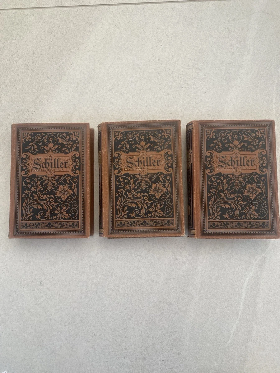 Friedrich Schiller Antiquarian & Collectible Books in German for