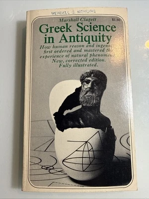 Greek Science in Antiquity Paperback Book Marshall Clagett Collier Vintage  - Image 1 of 4