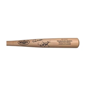 Paul Molitor & Robin Yount signierter Louisville Slugger Pro Stock Schläger - Beckett - Bild 1 von 1