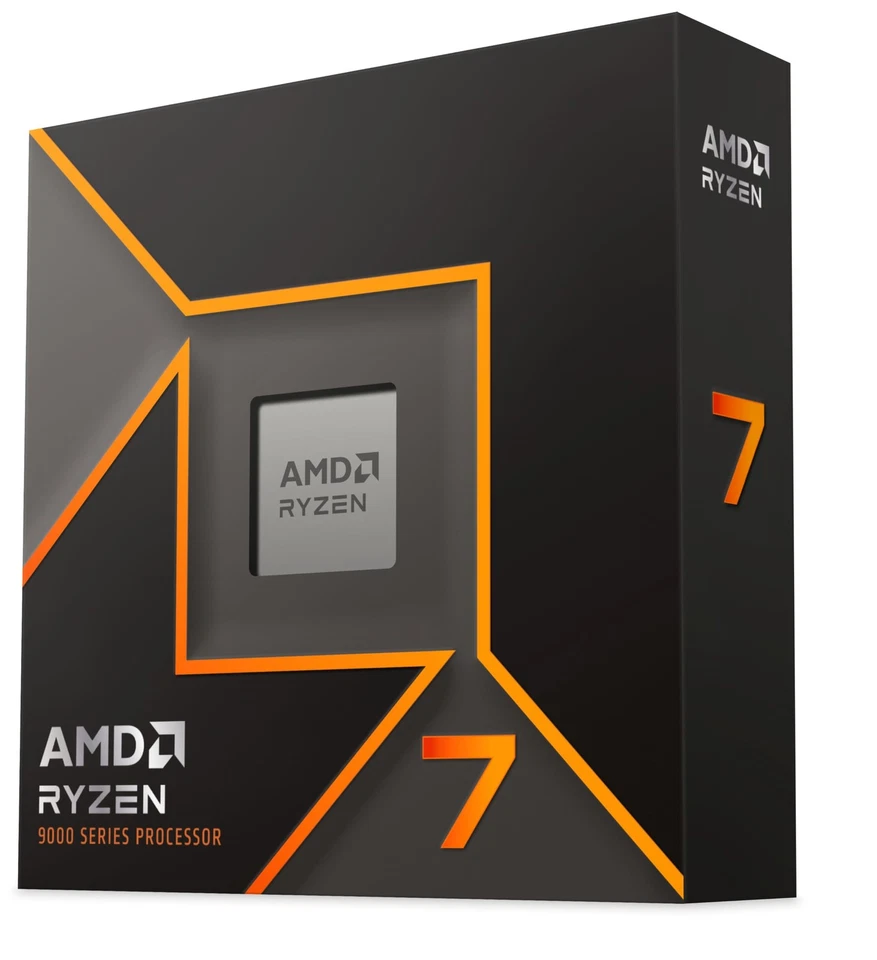 AMD 100-100001404WOF Ryzen 7 9700X CPU 8 Cores 16 Threads up to 5.5GHz AM5 BOX