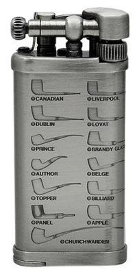 Encendedor de pipa IM Corona Old Boy formas de pipa plateadas 64-7415 nuevo en caja Foto 1 de 2