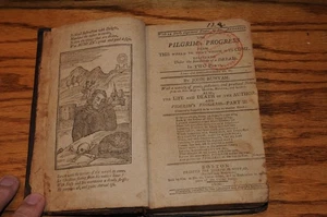 1806 The Pilgrim's Progress By John Bunyan Leather Hardcover Illustrations Vint - Bild 1 von 17