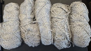 230 Grams Froehlich Yarn Swiss Holiday 75% Cotton 25% Vicose Silver Gray - Picture 1 of 3