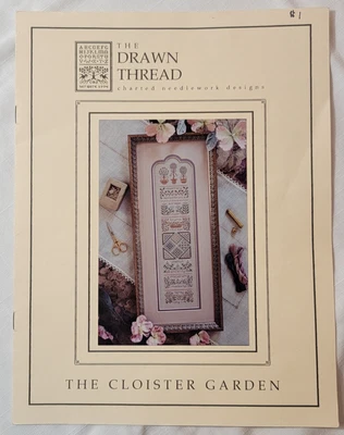 The Drawn Thread The Cloister Garden counted cross stitch leaflet - Image 1 of 2