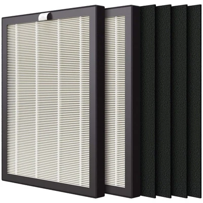 VEVA 9000 Premium HEPA Replacement Filter 2 Pack Including 4 Carbon Pre Filte... - Image 1 of 4